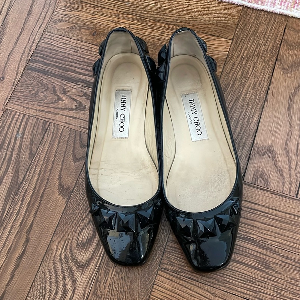 Jimmy Choo Patent Flats